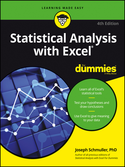 Title details for Statistical Analysis with Excel For Dummies by Joseph Schmuller - Available